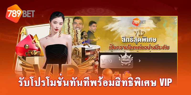 รับโปรโมชั่นทันทีด้วยสิทธิพิเศษของ VIP