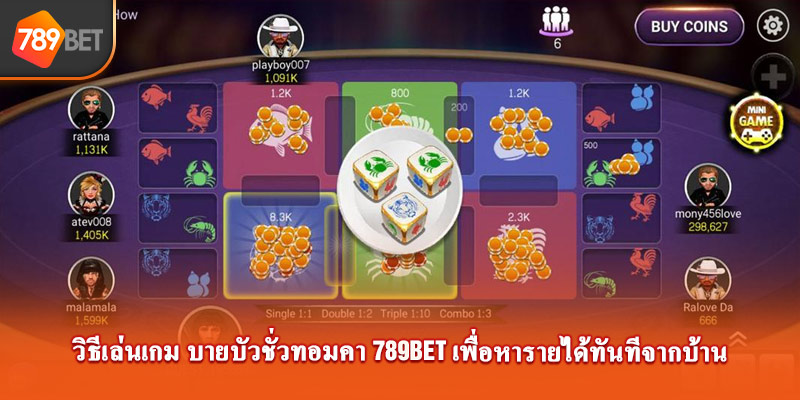 วิธีเล่นเกมปูม้ากุ้งและปลา789bet เพื่อหารายได้ทันทีจากบ้าน